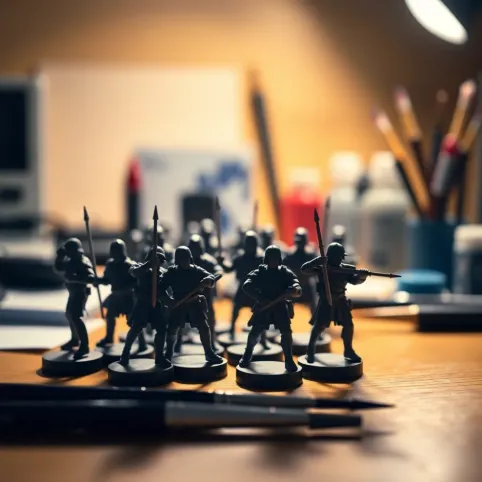 Figurki żołnierzy do malowania