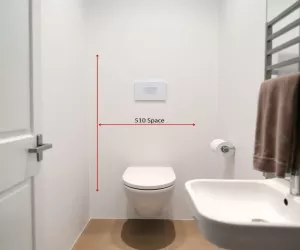 Geberit ile od ściany bocznej