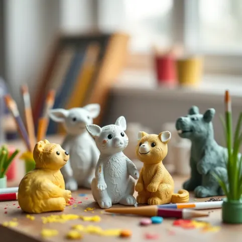 Gipsowe Figurki do malowania