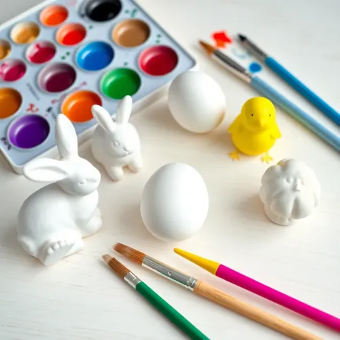 Gipsowe Figurki do malowania wielkanocne
