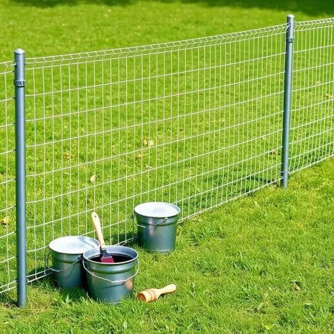 Ile farby na malowanie siatki ogrodzeniowej