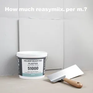 Ile gotowej gładzi na m2