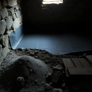 Izolacja podłogi w starej piwnicy