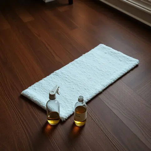 jak czyścić podłogę drewnianą