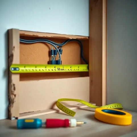 Jak głęboko kable elektryczne w ścianie