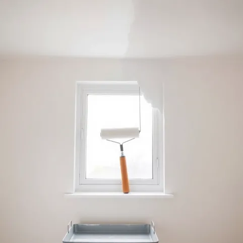 Jak malować sufit od okna czy do okna