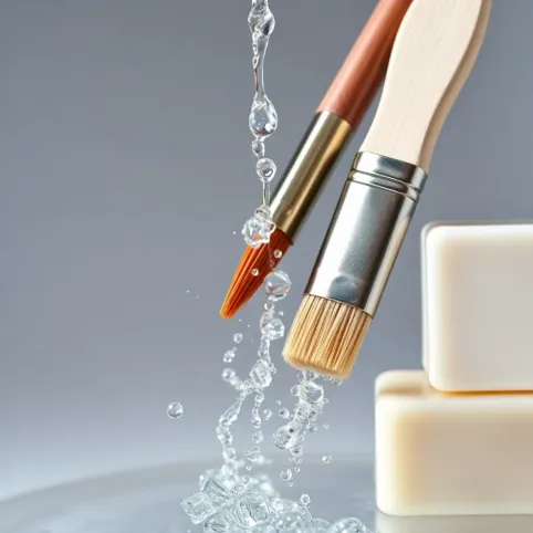 Jak myć pędzle po farbie akrylowej