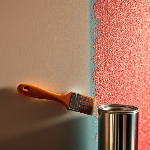 Jak nakładać lakier z brokatem na ścianę