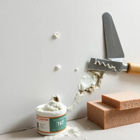 Jak naprawić kratery w gładzi gipsowej