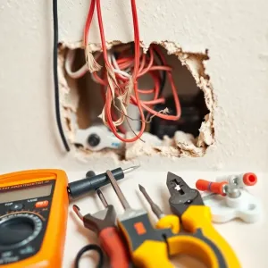 Jak naprawić przerwany kabel w ścianie