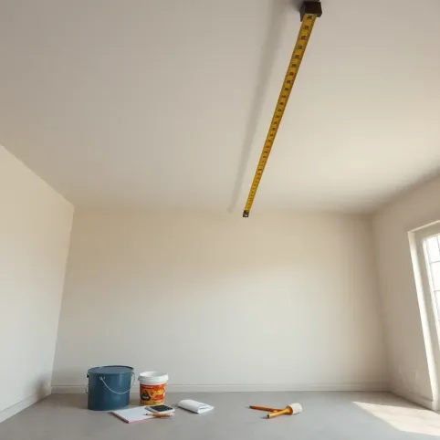 Jak obliczyć sufit do malowania