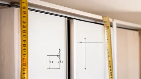 Jak obliczyć wysokość drzwi do szafy przesuwnej
