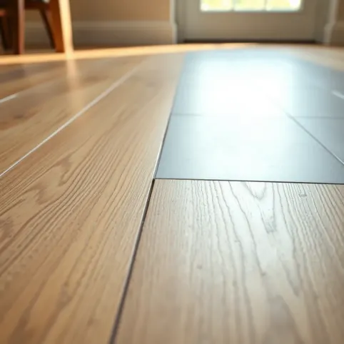 Jak połączyć podłogę drewnianą z płytkami