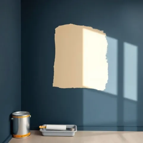 Jak pomalować ciemną ścianę na jasny kolor