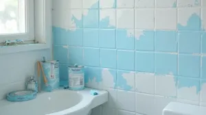Jak pomalować kafelki w łazience
