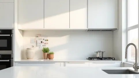 jak pomalować kuchnię z białymi meblami