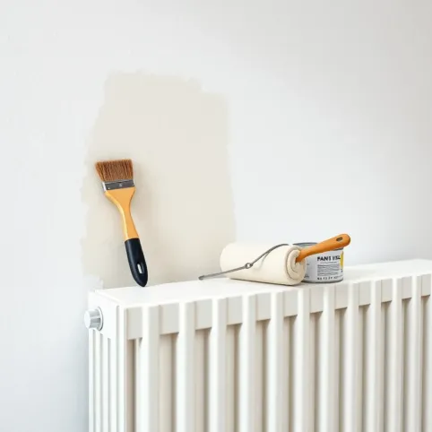 Jak pomalować ścianę za kaloryferem