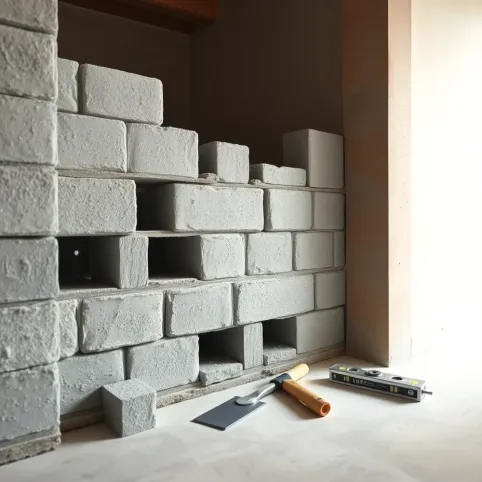 Jak postawić ściankę działową z pustaków