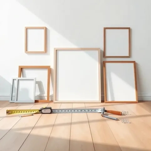 Jak powiesić kilka obrazów na ścianie