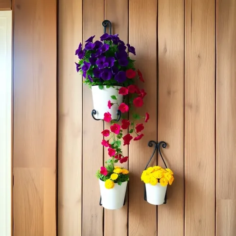 Jak powiesić kwiaty na ścianie