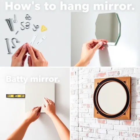 Jak powiesić lustro na ścianie