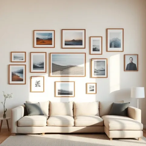 Jak powiesić obrazy na ścianie inspiracje