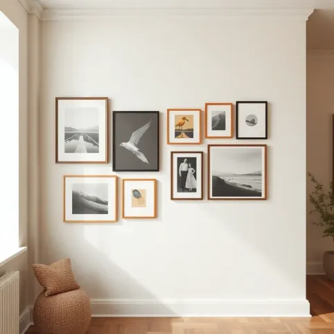 Jak rozmieścić obrazy na ścianie
