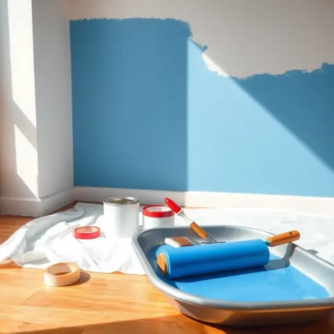 jak szybko pomalować ściany