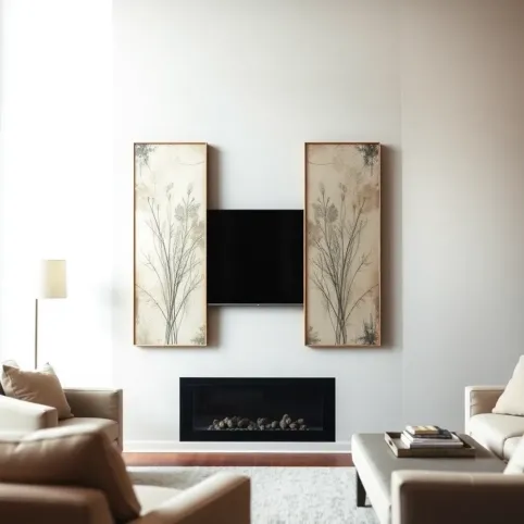 Jak ukryć telewizor na ścianie