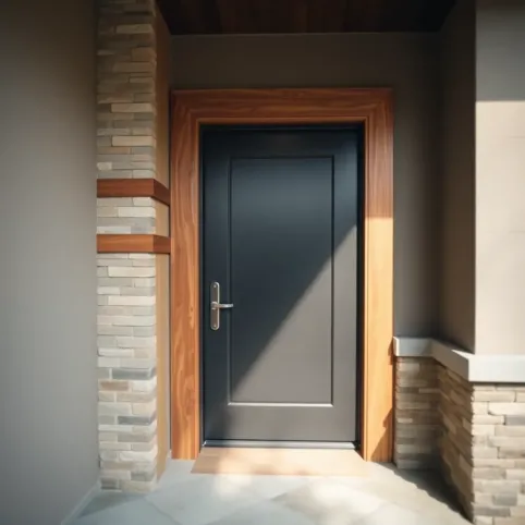 Jak wykończyć ściany przy drzwiach zewnętrznych