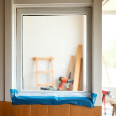 Jak zabezpieczyć okna przed remontem