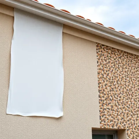 Jak zakryć tynk mozaikowy