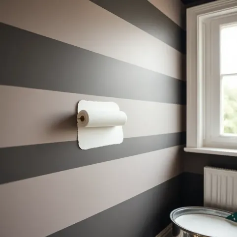 Jak zamalować ciemne pasy na ścianie