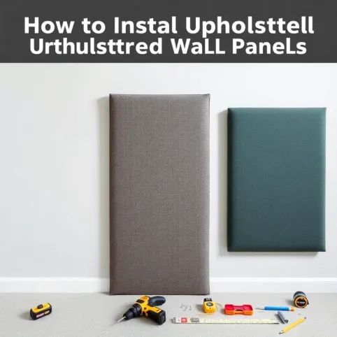 Jak zamontować panele ścienne tapicerowane