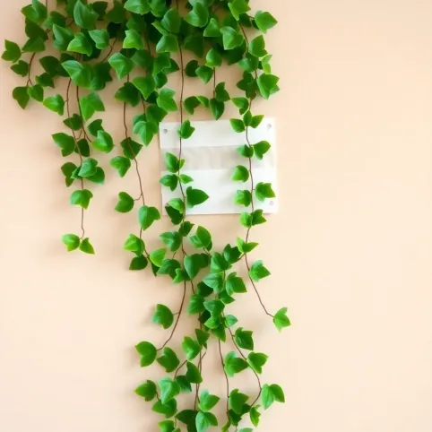 Jak zamontować sztuczny bluszcz na ścianę