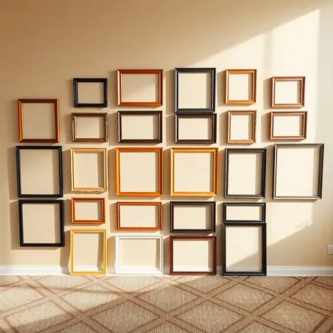 Jak zaplanować ramki na ścianie