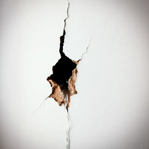 Jak zlokalizować pękniętą rurę w ścianie