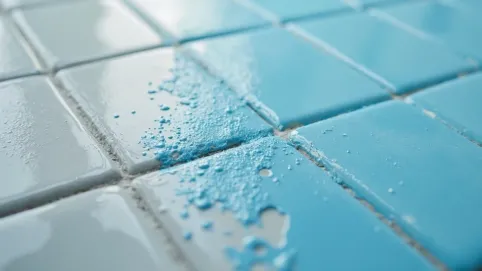 jaką farbą pomalować płytki w łazience