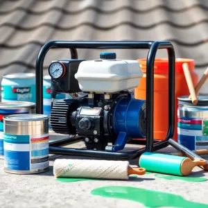 Jaki agregat do malowania dachu