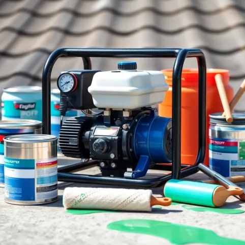 Jaki agregat do malowania dachu