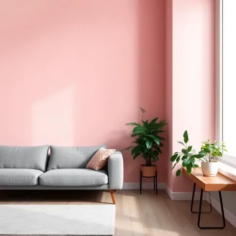 Jaki kolor pasuje do różowego na ścianie