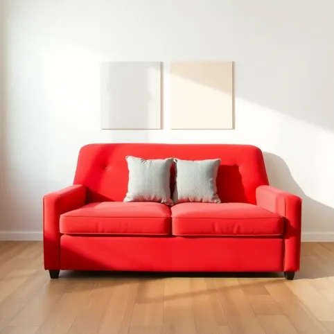 Jaki kolor ścian do czerwonej kanapy