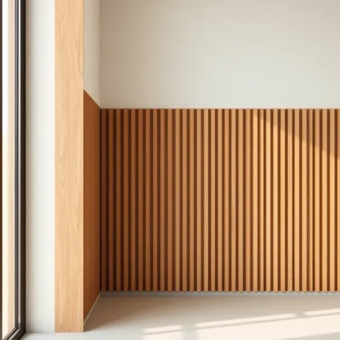 Jaki kolor ścian do lameli drewnianych