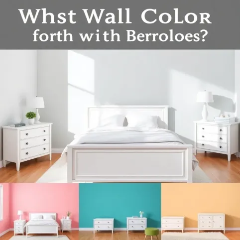 Jaki kolor ścian do sypialni z białymi meblami