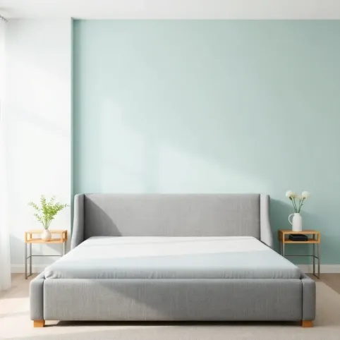 Jaki kolor ścian do szarego łóżka