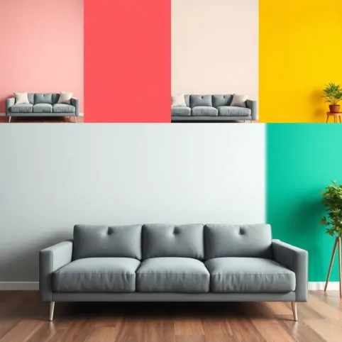 Jaki kolor ścian do szarej kanapy
