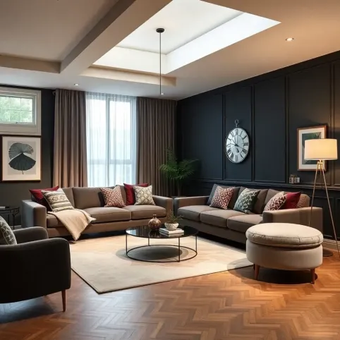 Jaki kolor ścian do szarych mebli w salonie