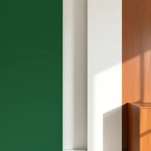 Jaki kolor ścian pasuje do butelkowej zieleni