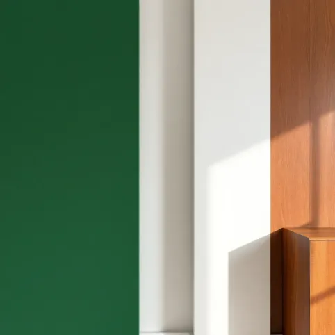 Jaki kolor ścian pasuje do butelkowej zieleni