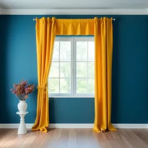 Jaki kolor zasłon do niebieskich ścian